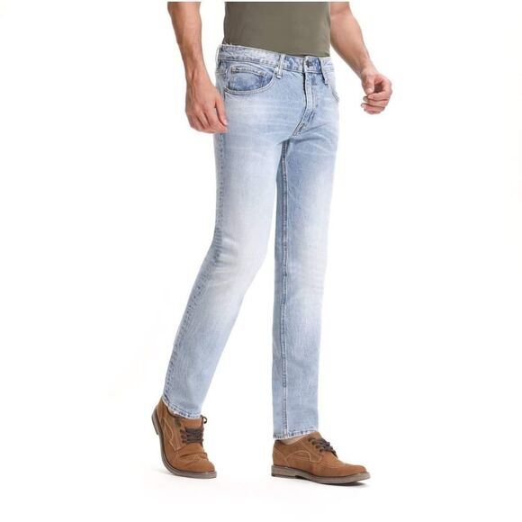 D-ID Mens Slim Fit Pattern 330 Jeans 36x32 - Picture 10 of 10